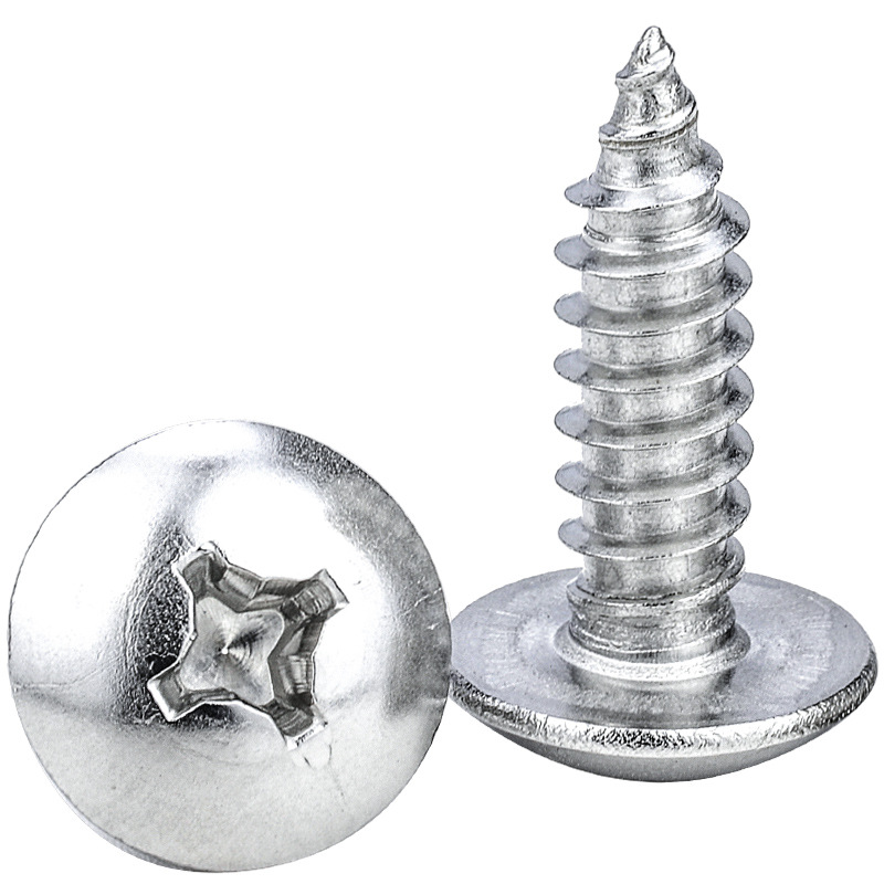 201不钢十字锈槽大TSH扁头自攻螺丝伞头大蘑菇头自攻螺钉M/M4/M5/