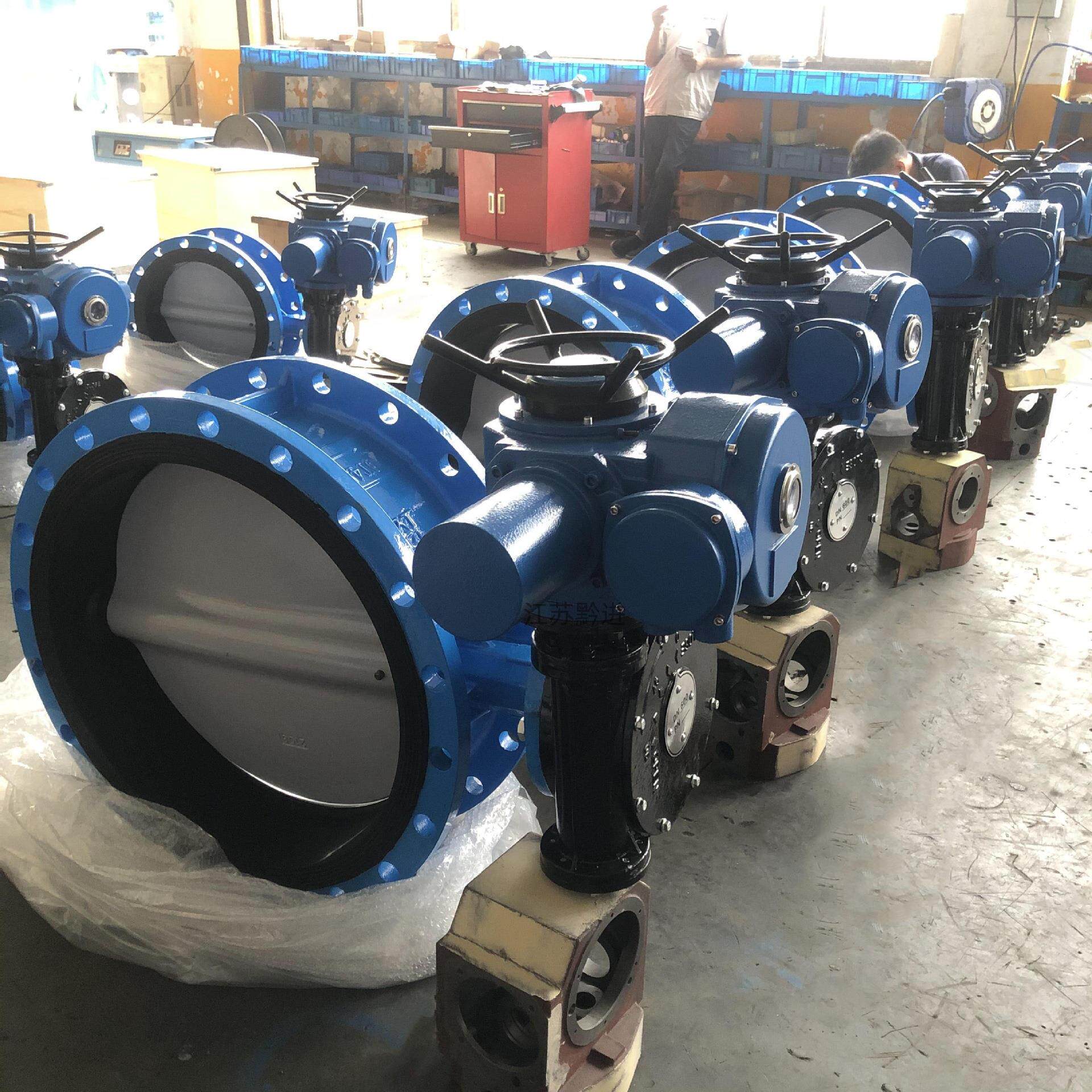D941X-16CDN1200大口径电动蝶阀1米2法兰连接标牌螺栓垫片AC80V