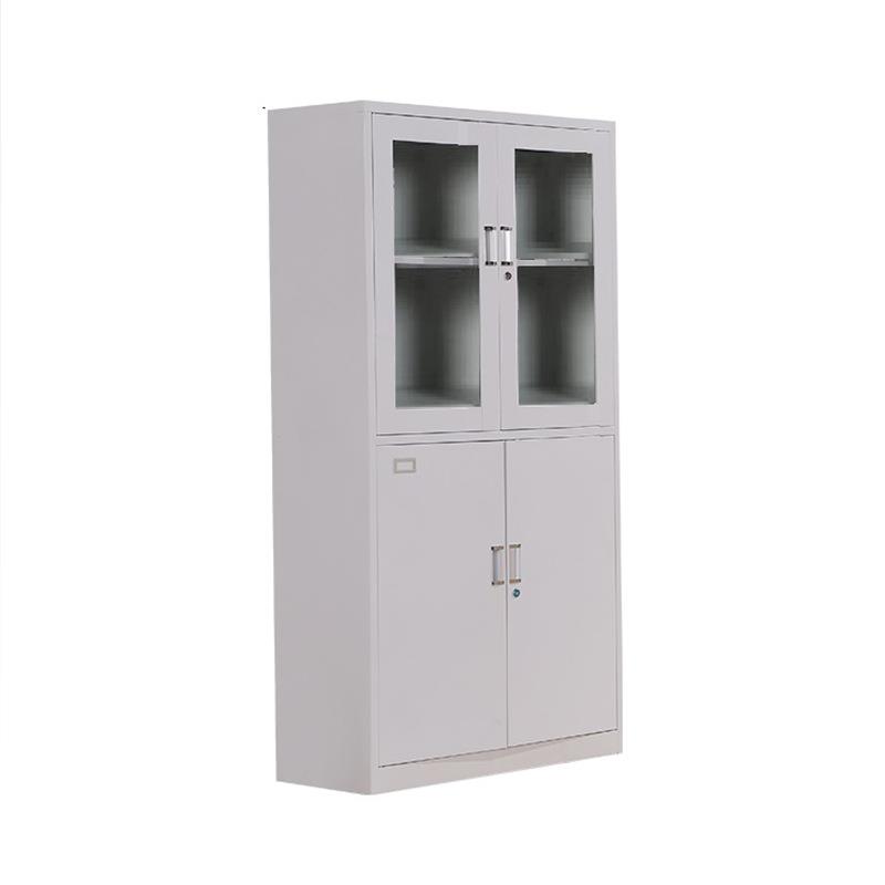 柜厚008钢制办公室文件柜皮档案料柜财务凭证铁柜带锁储资物柜书