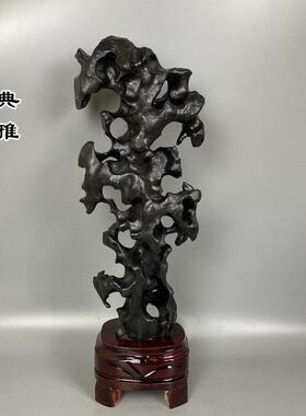 天然奇石太湖石原石摆件玲珑石灵璧石景观石家居会所布景观赏石头