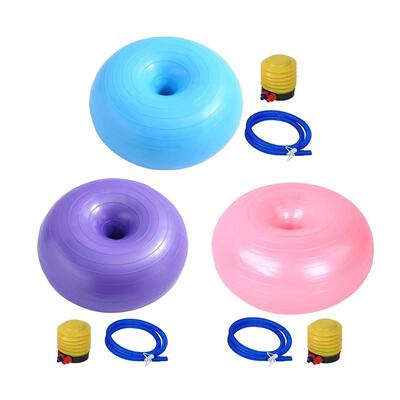 Yoga Ball Stability Thickened PVC Exercise Ball with Pump Se