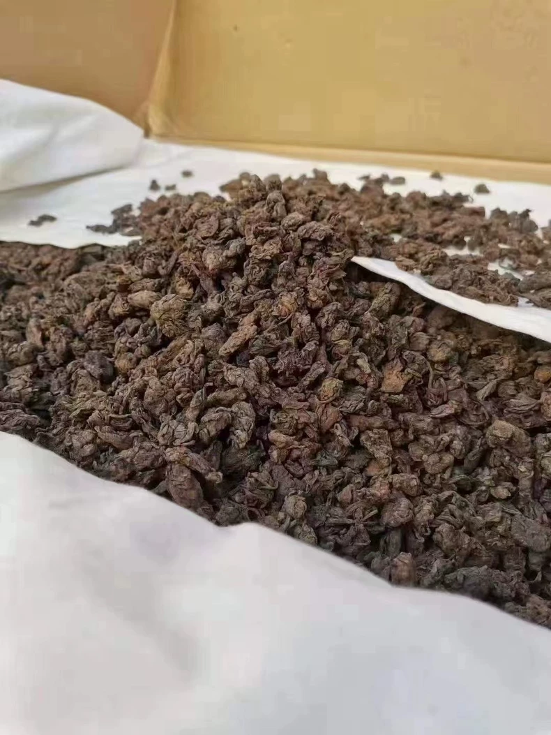 2008年老茶頭糯香花香普洱熟茶500克/袋 普洱茶 BUASHOP普洱老茶