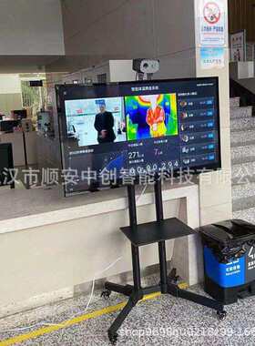 武汉无感热成像体温筛查系统自带黑体多人测温实时数据人员管理