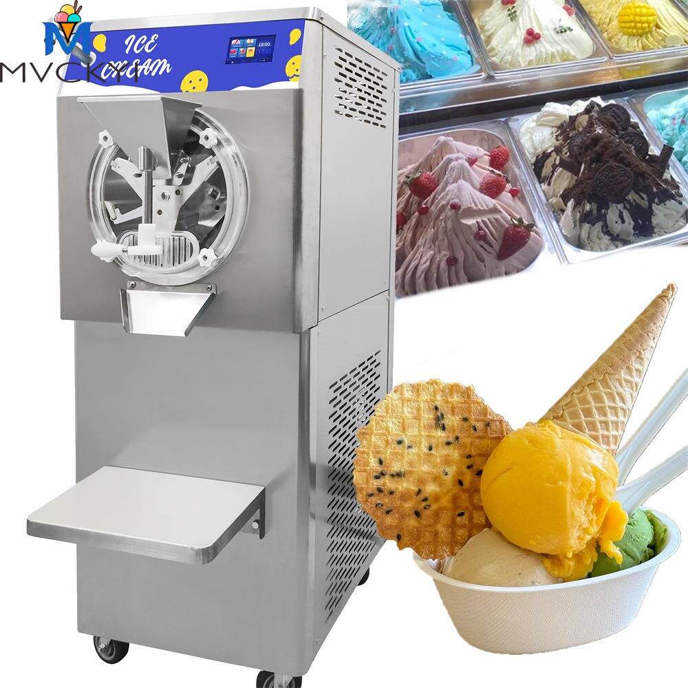 160L商用硬冰淇淋机意式gelato硬质冰淇淋机冰激凌摆摊硬冰机