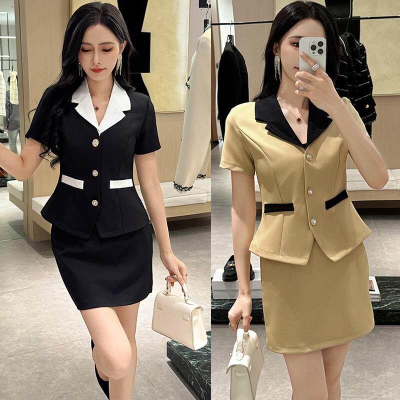 足浴技师工作服女酒店前台职业装气质减龄桑拿按摩夜总会沐足套装
