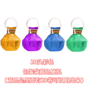 过年气氛小玩具过年小孩玩的炮新年手抛彩带儿童小烟花拉炮喷花筒