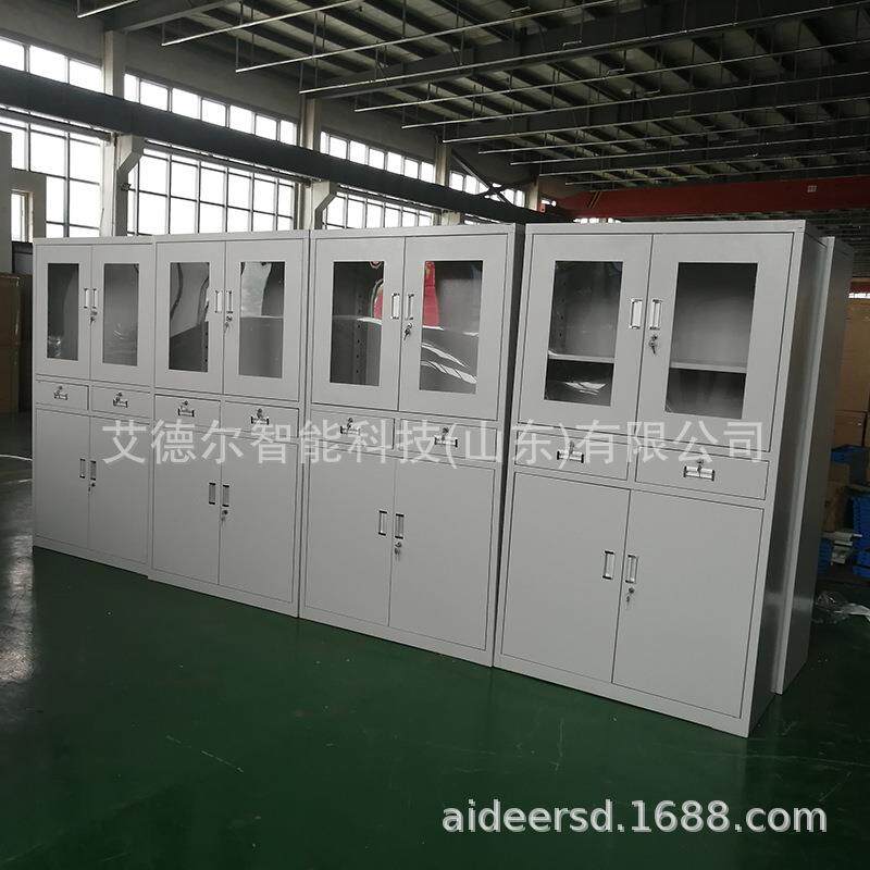支持按需加工二明斗器械柜加厚文件柜四开门储物柜带抽屉工具柜