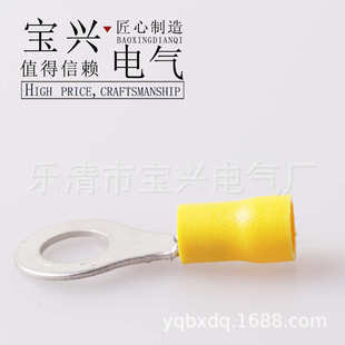 快速接线圆形压鼻子5电气电工o型4. 冷端子rv3端子铜连接电线端头