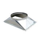 铁镀锌白皮通风管道配件管工厂车间排风除尘不锈钢天道方地圆