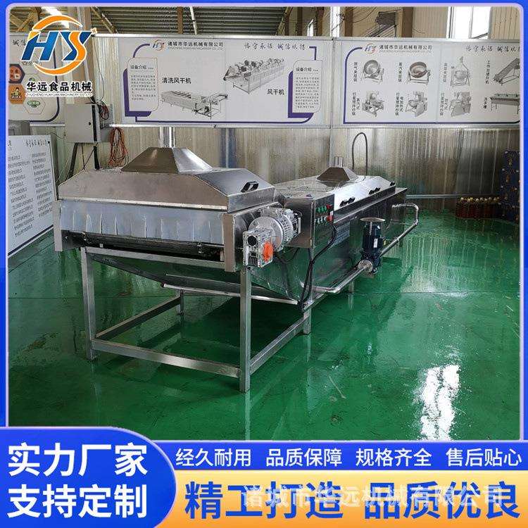 东北速冻玉米加工设备 全自动蒸煮漂烫线 即食鲜玉米棒清洗机 规