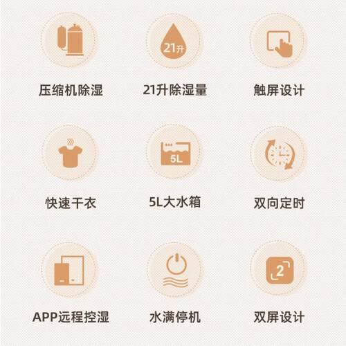 多乐信除湿机家用仓库地下室别墅抽湿器室内房间吸湿防潮ER-620E