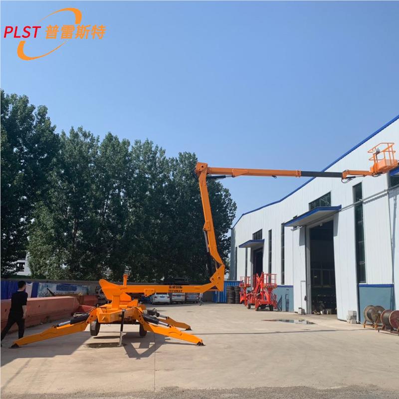 可平需可定制车户外维修高空按载人电动液压作业折臂式升降台