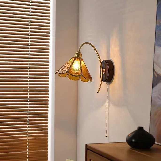 客厅中卫生间美式感墙灯卧室壁灯全壁灯床头蝴蝶古风铜背景氛围,家装灯饰光源,壁灯,淘宝优惠券,粉丝福利购,淘宝优惠卷