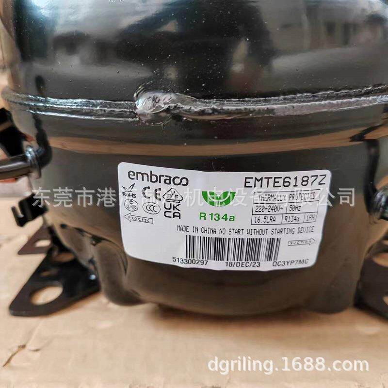 恩布拉科活塞制冷压缩机EMTE6187Z替代NEK6187Z - 实物图