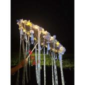 幕然居原创古风发光花伞古手持重工Lolita汉服配饰百搭伞道具摄影