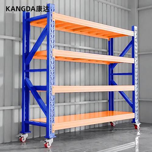 车间物料架周转小推车可移动仓储货架带万向轮多层置物架工厂仓库