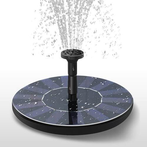 太阳能喷泉 户外水池水景流水漂浮微型喷泉悬浮花园微型漂浮喷泉