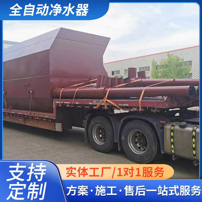 全自动净水器江河水生活水一体化污水处理设备河水一体化净化器