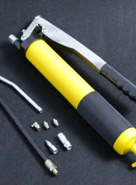 新款直销汽保工具双压杆大排气600cc塑盒加重型耐压手动省力黄油