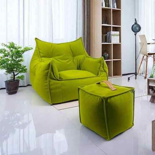 小怪兽豆袋魔懒人沙s发榻榻米室单人小恶阳台休闲卧简约网红CCHin