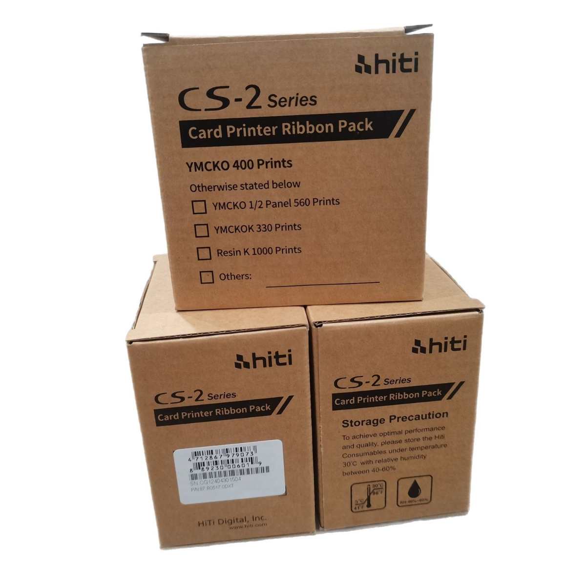 厂家供应 HITI cs200e/cs200e 彩色带 自带芯片 YMCKO(400面）