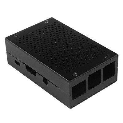 树莓派金属主板外壳Raspberry Pi 3代b+铝合金盒子散热2b壳配件