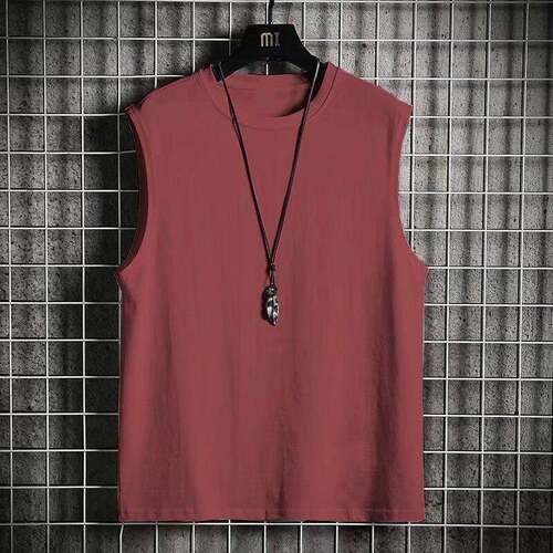 Men's Quick-Dry Sleeveless Tank Tops, LA Letter Print