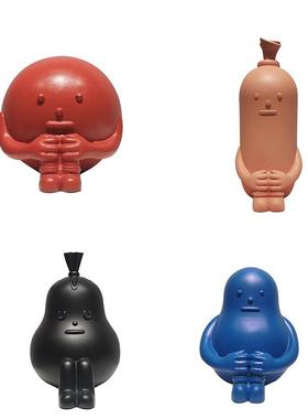 现代简约创意树脂卡通人物摆件家居客厅电视柜儿童房可爱摆设饰品