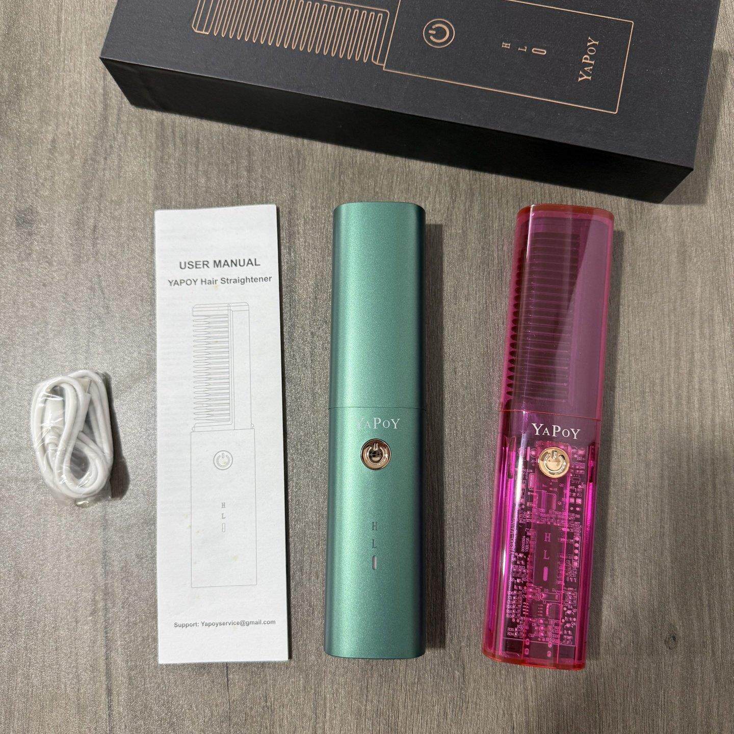 出老美订单!直发梳女士可携式迷你直板夹中长发负离子护发直发器