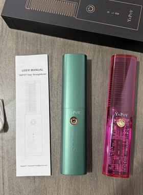 出老美订单！直发梳女士可携式迷你直板夹中长发负离子护发直发器
