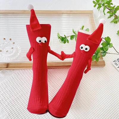 Christmas Childrens Cotton Socks Padded Trend Cute Couples