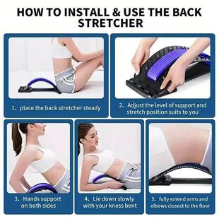 Muscle Massage Relax Stretcher Therapy Magnetic Posture Back