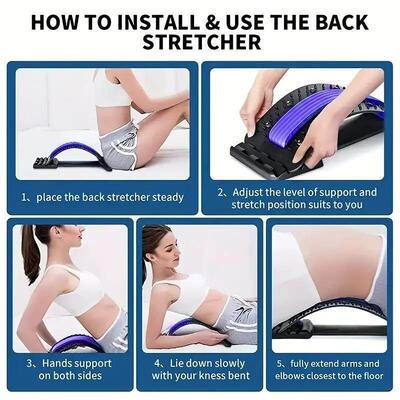 Magnetic Back Massage Muscle Relax Stretcher Posture Therapy