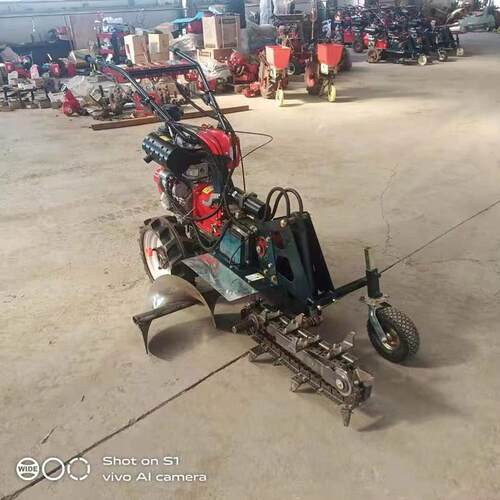 链条开沟机小型农用果园柴油挖沟机电缆管道手扶刨沟开槽机