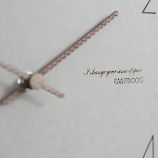 wozoom钟表简挂钟客用厅代P000EMA8约圆形现静音欧式 家墙壁挂表艺