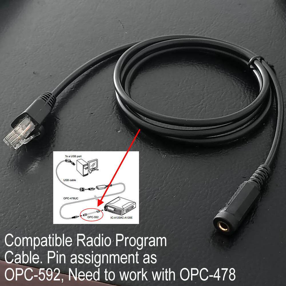 3.5音频母头转RJ45 ICOM IC-A120 OPC-592专用线