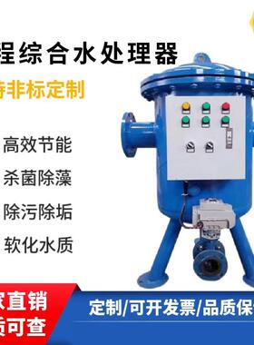 全程综合水处理器电子水处理器变频多相物化水处理仪 旁通电子水
