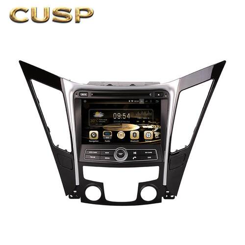 专车专用8寸车载DVD安卓导航仪DSP适用现代索纳塔2011- 原车接口