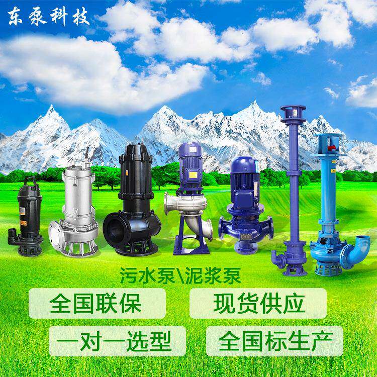 山东东泵大流量排污泵排污泵大功率污水泵切割污水泵