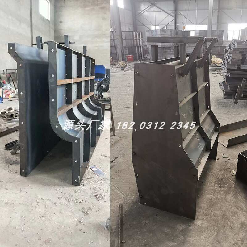 桥梁混凝土护栏磨具防撞墙钢模具挡土墙定型水泥隔离墩钢模板护拦