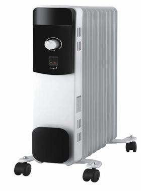 油汀5油道可控温三档功率带脚轮便携家用办热公取79986暖器电调片