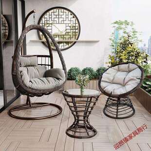 吊篮藤椅双人吊椅阳台网红摇篮椅轻奢吊兰椅室内庭院秋千懒人家用