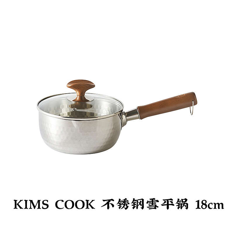 不锈钢0小kims 平锅家用日食2l奶泡面cook2 锅涂层/锅记汤锅雪5l.