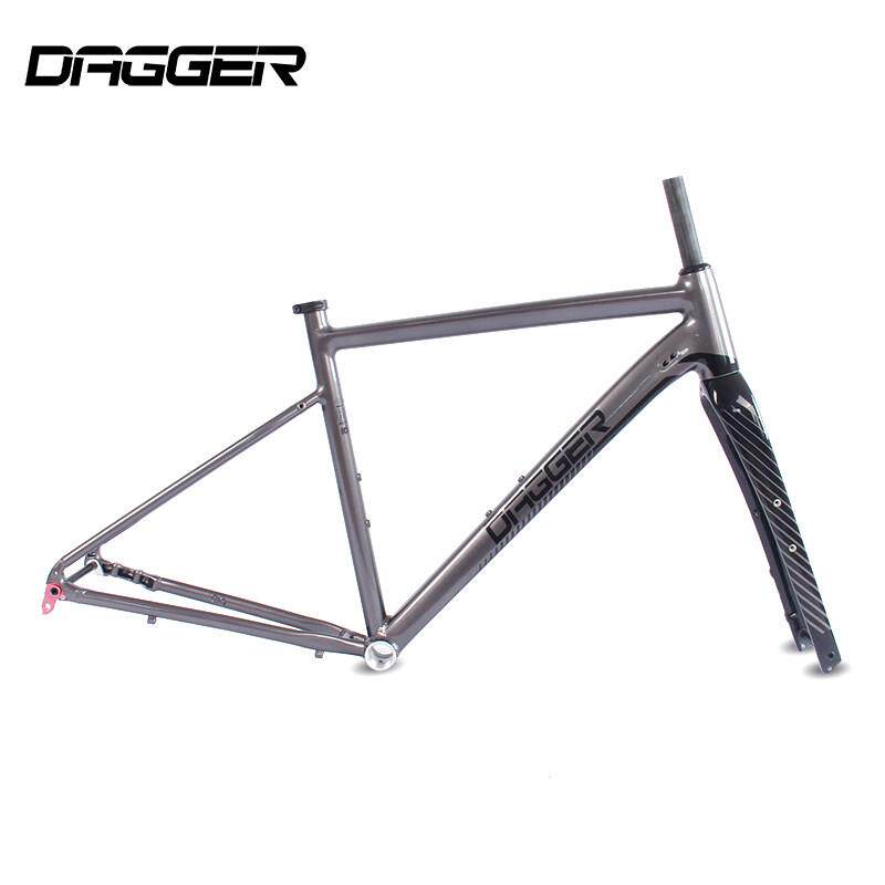 DAGGER铝合金砾石公路车架瓜车gravel车架碳纤维桶轴前叉内走线