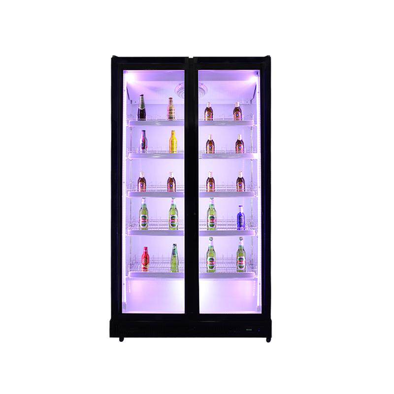 双门饮料酒水柜立式冷藏展示柜商用冰箱便利店冰柜网红酒水柜