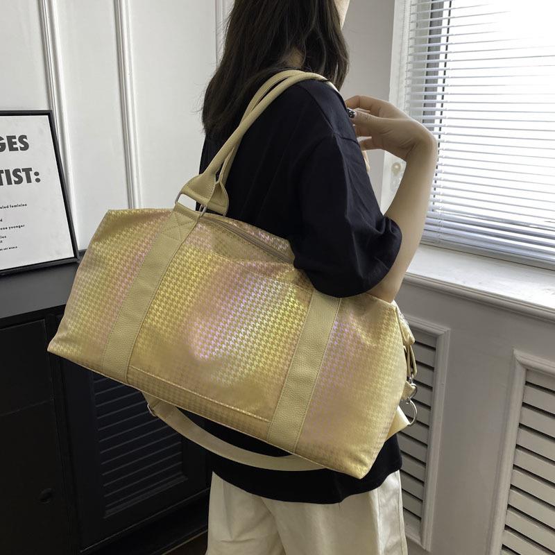 旅行包女斜跨手提袋运动瑜伽健身包待产收纳包短途出差行李包