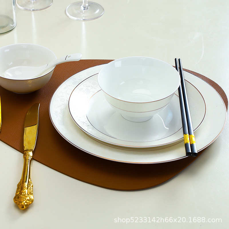 景德镇外贸陶瓷骨瓷碗创意餐具批发酒店家用碗碟盘套装送礼批发