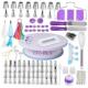 Cake Bag Turntable Tools 137Pcs Nozzle Decorating Piping Se1