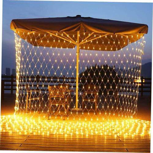 Garland Curtain LED Net Light Festoon Christmas Decor for Ho