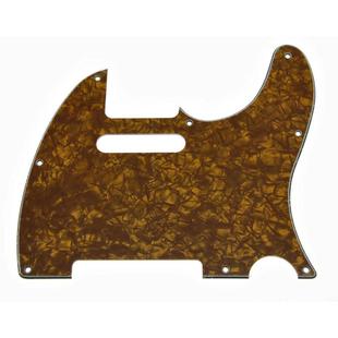 Tele电吉他护板 8孔Tele单拾音器电吉他护板 带8个铬色护板螺丝